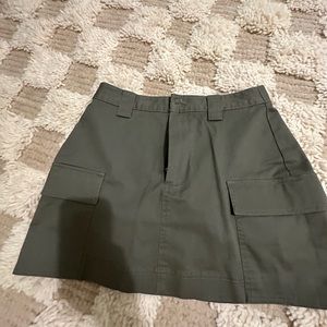 Abercrombie mini utility skirt